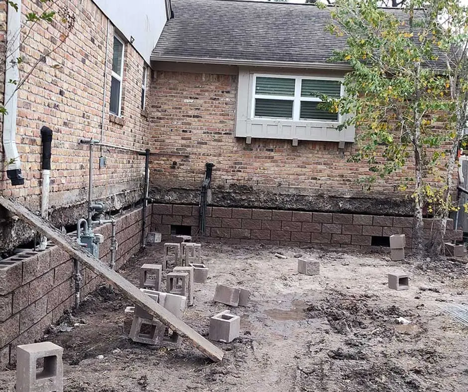 Backyard of a brick house Foundation Repair Philadelphia, PA Backyard of a brick house Foundation Repair Philadelphia, PA