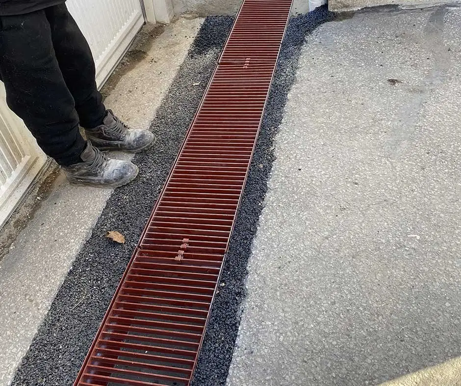 Completed French Drain Installation Philadelphia, PA Completed French Drain Installation Philadelphia, PA