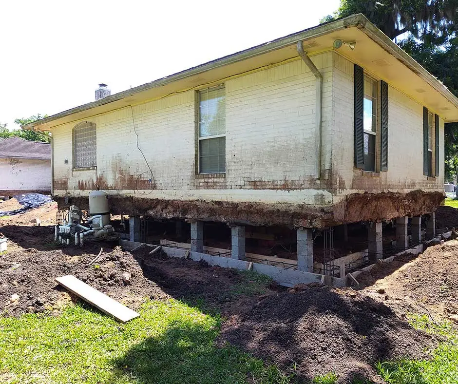 Elevated house with Foundation Repair Philadelphia, PA Elevated house with Foundation Repair Philadelphia, PA