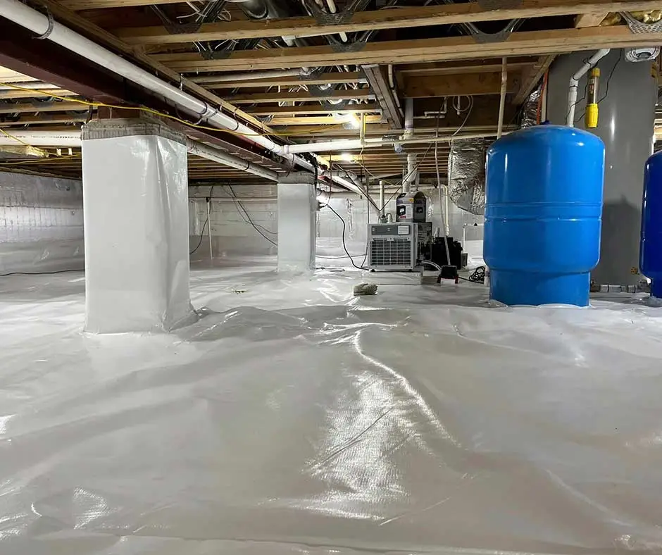 Featuring water tanks Crawl Space Encapsulation Philadelphia, PA