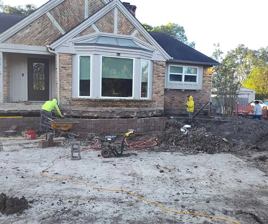 Front view of a house Foundation Repair Philadelphia, PA Front view of a house Foundation Repair Philadelphia, PA