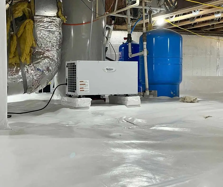 Water tanks installed Crawl Space Encapsulation Philadelphia, PA