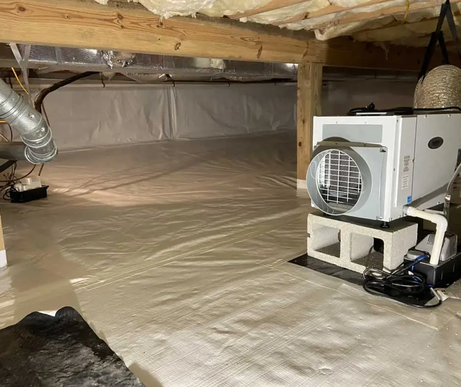 With insulation Crawl Space Encapsulation Philadelphia, PA